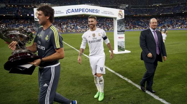 Real Madrid mengalahkan Galatasaray di ajang Piala Santiago Bernabeu.