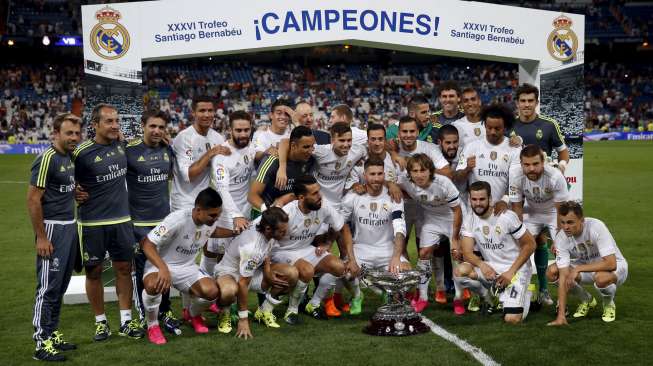 Real Madrid mengalahkan Galatasaray di ajang Piala Santiago Bernabeu.