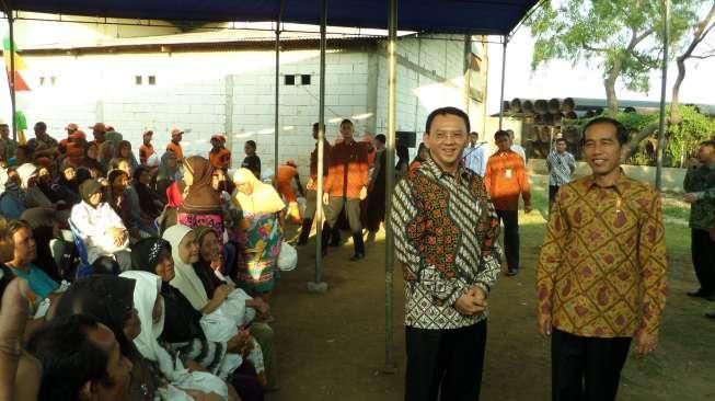 Jokowi dan Ahok Blusukan, Tukang Ojek Mengeluh Tak Bisa Narik