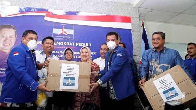 Demokrat Bantu Puluhan Ribu Masker untuk Warga Riau