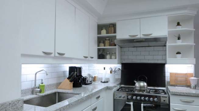 Kelebihan Dapur Rumah Berwarna Putih