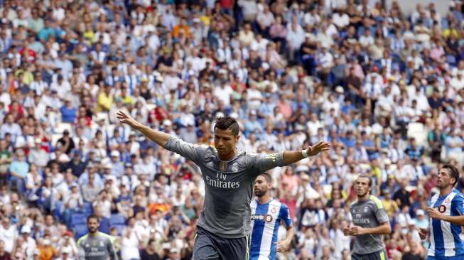 Ronaldo Akhiri Puasa Gol, Madrid Permalukan Espanyol