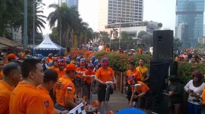 Mengapa Kapolda Metro Pilih Segway untuk Amankan Car Free Day?