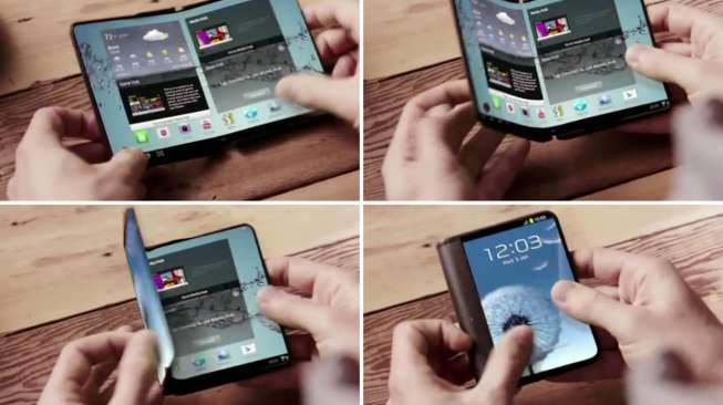 Samsung Luncurkan Phablet Lipat di 2016?