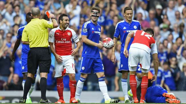 Chelsea menundukkan Arsenal di Stamford Bridge (20/9) [Reuters/Dylan Martinez]