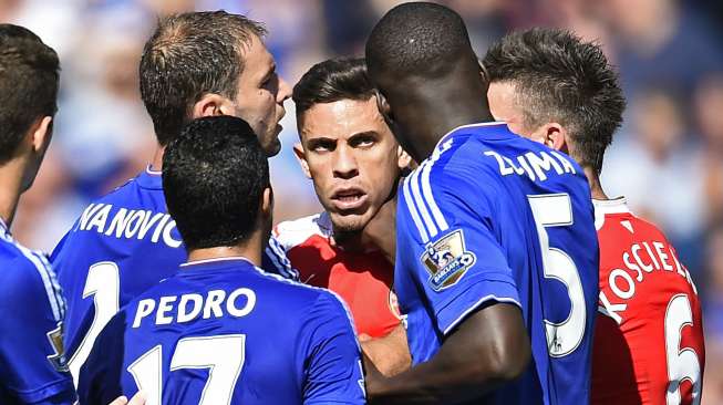 Chelsea menundukkan Arsenal di Stamford Bridge (20/9) [Reuters/Dylan Martinez]