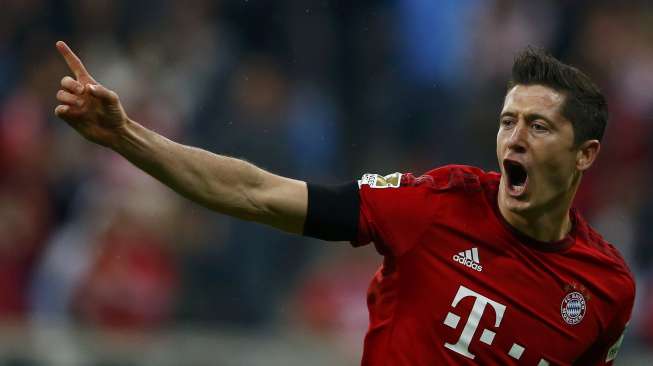 Cetak Trigol, Lewandowski Bersanding dengan Ronaldo