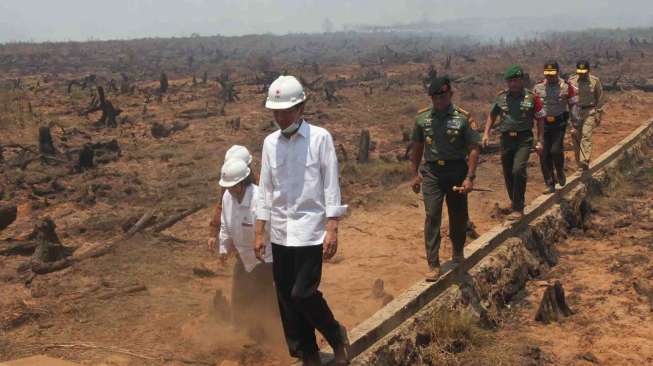 Tinjau Penanganan Asap, Jokowi Mampir ke Rumah Bung Hatta