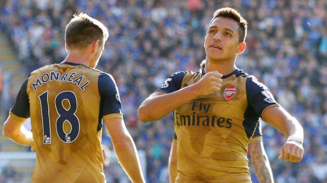 Arsenal Pesta Gol di Markas Leicester City
