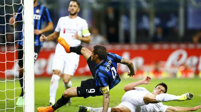 Fiorentina permalukan Inter Milan di Giuseppe Meazza (28/9) [Reuters/Stefano Rellandini]