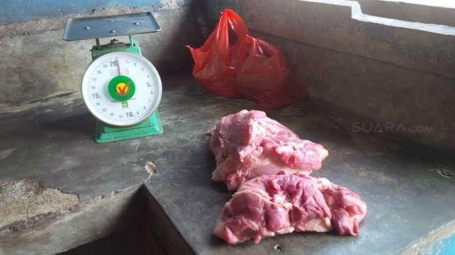 Penjual Daging Anjing di Pasar Senen Dikenai Sanksi Administrasi