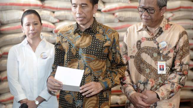 Jokowi Hadiri Panen Raya di Sukoharjo