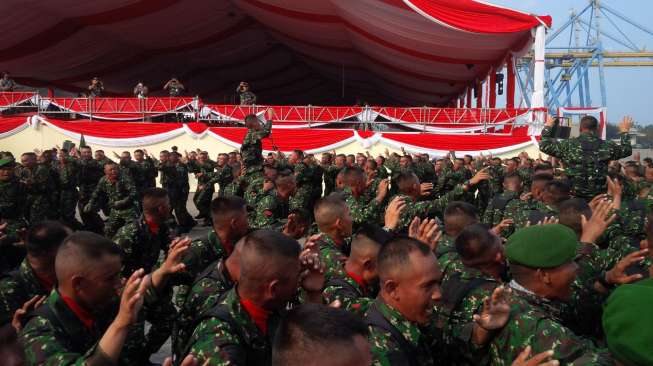 HUT TNI, 5.540 Prajurit Ikuti Parade dan Defile