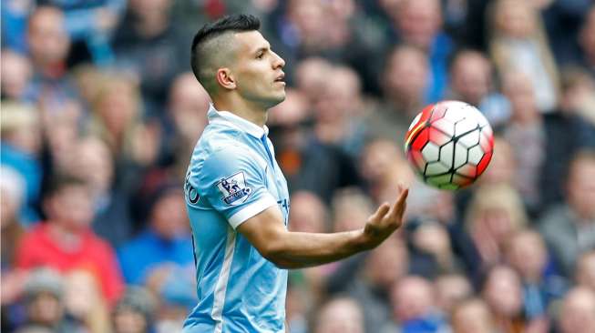 Hadapi Arsenal, Aguero Siap Perkuat City