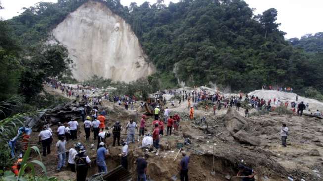 Tanah Longsor Guatemala Tewaskan 86 Orang, 350 Belum Ditemukan