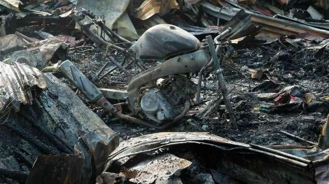 Kebakaran di Pasar Rumput