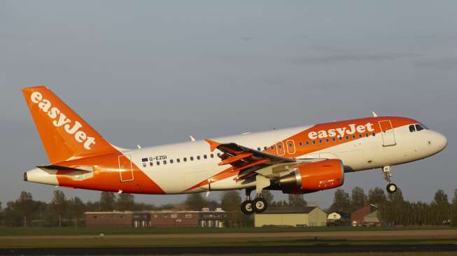 Pesawat easyJet. [Shutterstock]