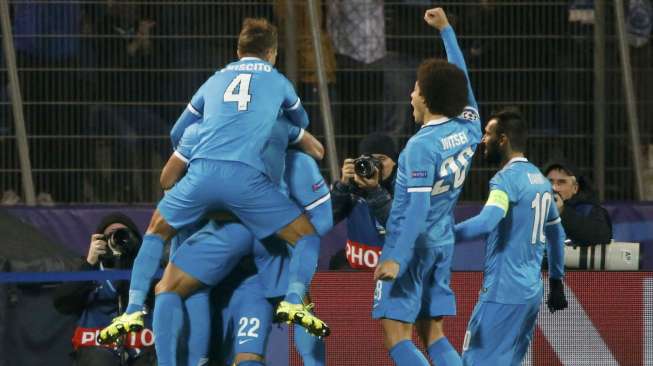 Sapu Bersih 9 Poin, Zenit Ungguli Barcelona dan Madrid