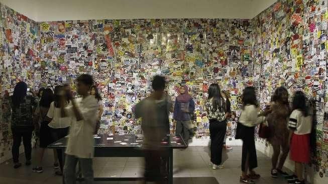 Pameran visualisasi jalanan (Suara.com/Kurniawan Mas'ud)