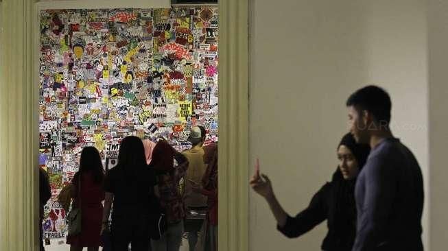 Pameran visualisasi jalanan (Suara.com/Kurniawan)