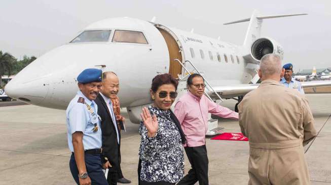 Uji coba terbang dengan pesawat Boeing MSA untuk memantau dan mengawasi kawasan perairan Indonesia.