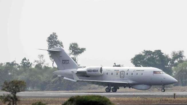 Uji Coba Pesawat Boeing MSA