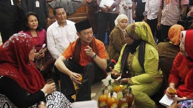 Pameran tersebut menghadirkan produk kuliner, buah dan sayur lokal serta jamu jahe heritage terbaik nusantara.