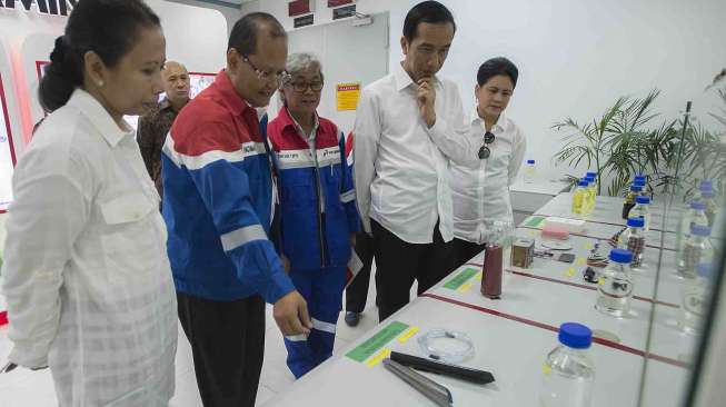 Jokowi Tinjau Kilang TPPI Tuban