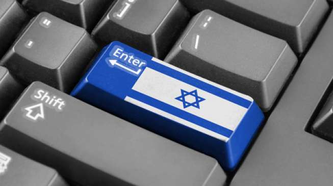 Ilustrasi Israel dan teknologi informatika (Shutterstock).