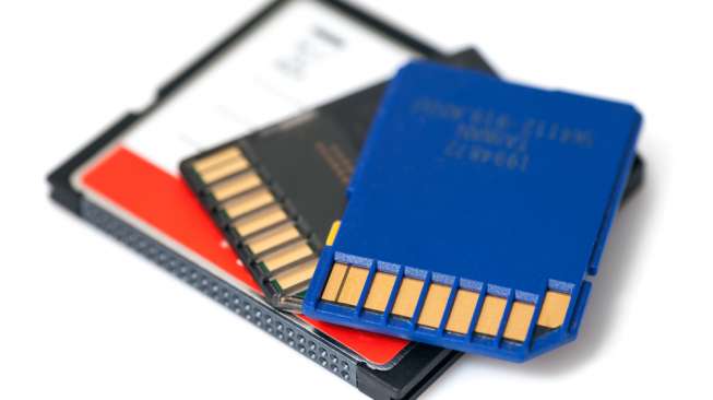 Ilustrasi memory card (Shutterstock).