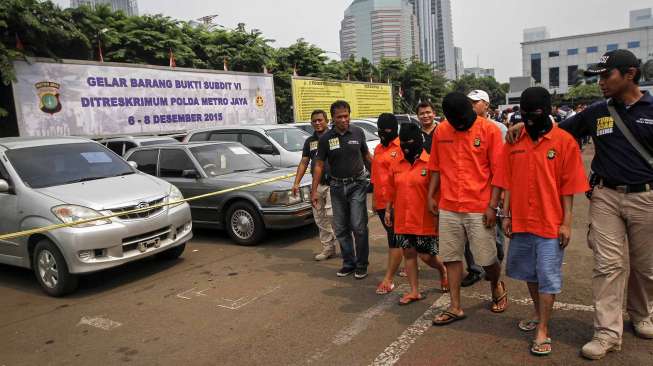 Ungkap pencurian Mobil. (Suara.com/ Kurniawan Mas'ud)