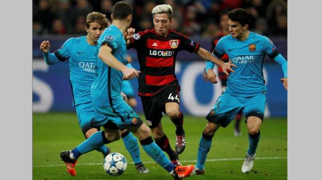 Hanya Imbang Lawan Barca, Leverkusen Gagal ke 16 Besar