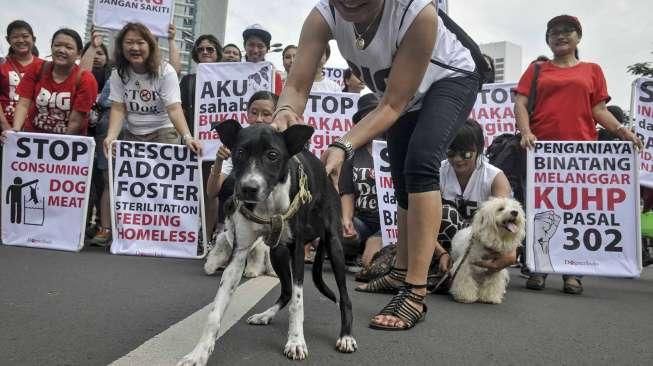 Tolak Konsumsi Daging Anjing