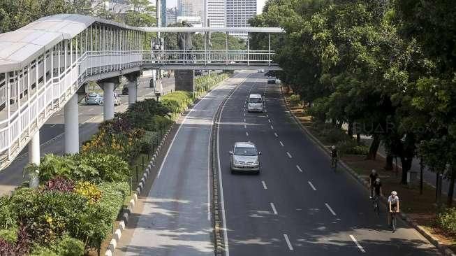 Lalu Lintas di Jakarta Lengang, Warga Liburan