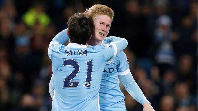 Man City Menang, Chelsea Imbang