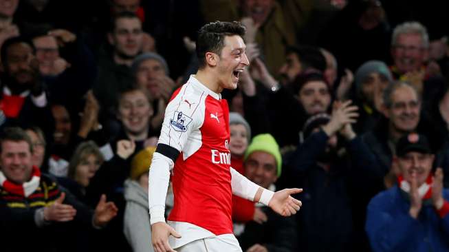 Ozil "Pede" Arsenal Mampu Tumbangkan Liverpool