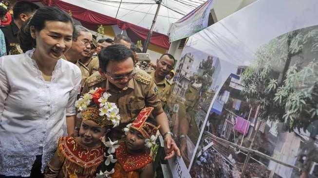 Ahok Resmikan RPTRA Karet Tengsin