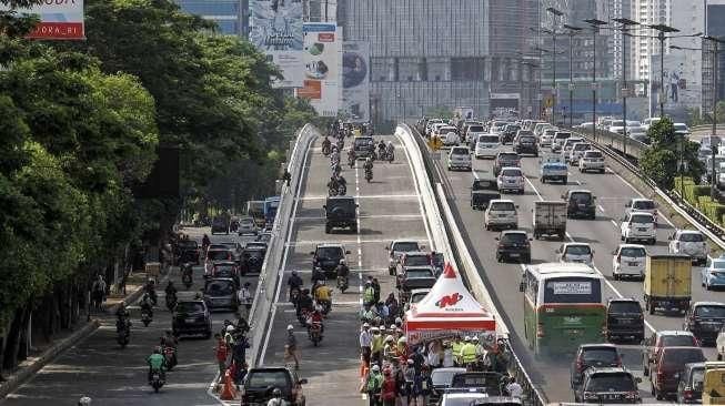 Uji Coba Flyover Kuningan