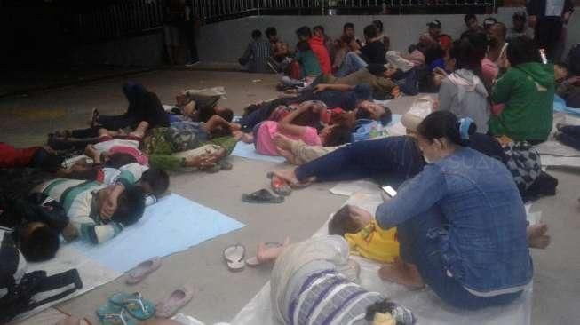 Banyak Pengunjung Perayaan Tahun Baru Tidur di Ancol