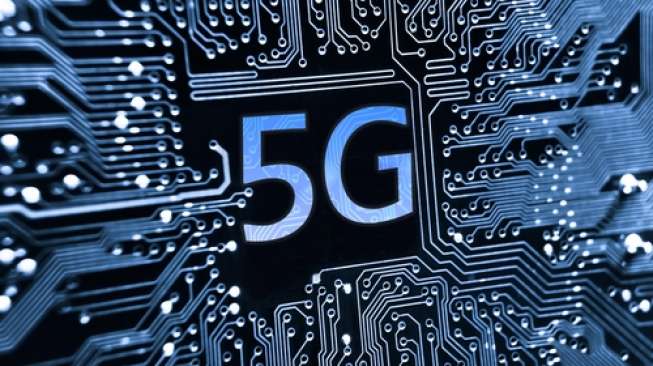 Ilustrasi tentang teknologi jaringan 5G (Shutterstock).