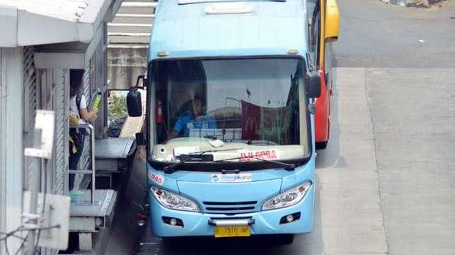 Tarif bus kota terintegrasi bus transjakarta (BKTB) menjadi Rp3.500 dari Rp6.000.