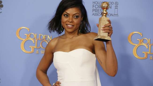 Taraji P. Henson terpilih menjadi Aktris terbaik untuk kategori serial televisi berkat perannya di film "Empire". (Reuters)