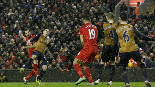 Arsenal Gagal Taklukkan Liverpool di Anfield