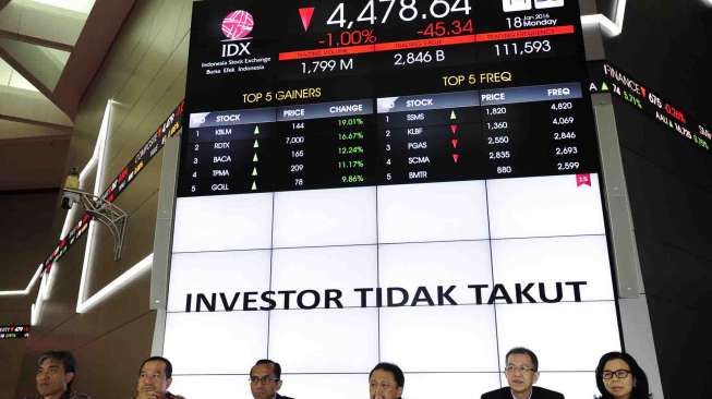 IHSG Tidak Terpengaruh Teror