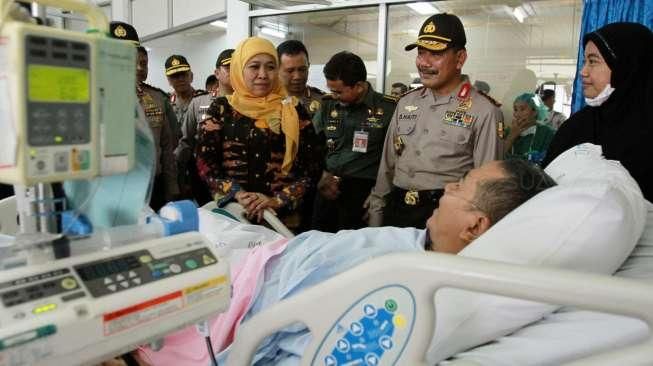 Sejumlah korban teror bom Thamrin masih dirawat di RSPAD Gatot Subroto.