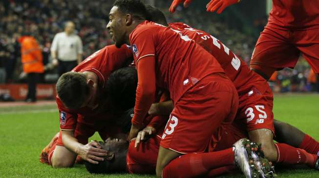 Gilas Exeter, Liverpool Melaju ke Putaran Empat Piala FA