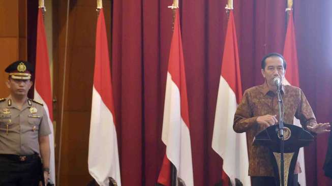 Jokowi Hadiri Rapim TNI-Polri