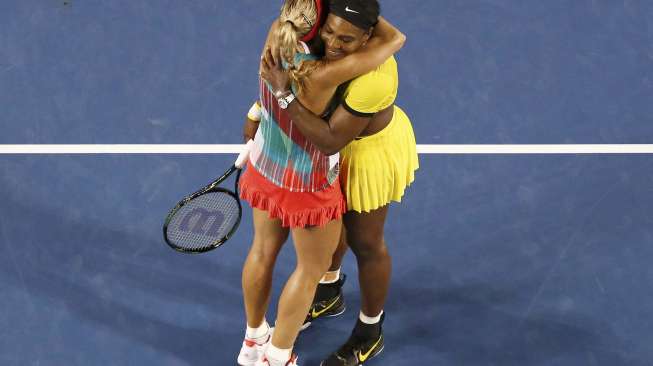 Angelique Kerber Juara Australia Terbuka. (Reuters/Thomas Peter)