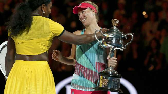 Angelique Kerber Juara Australia Terbuka. (Reuters/Thomas Peter)