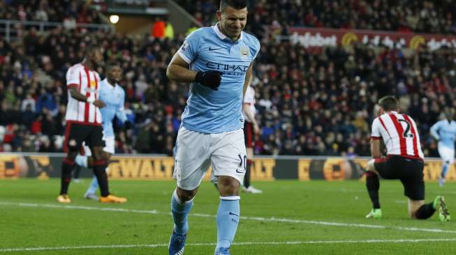 Kalahkan Sunderland, City Tempel Ketat Leicester